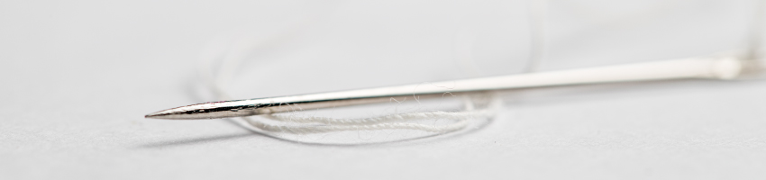 Best needle for sewing patches on denim